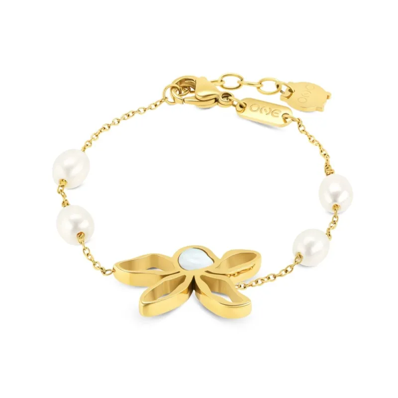 Ladies' Bracelet One Jewels OJATB01D Golden